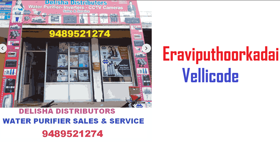 Delisha Distributors RO Water Purifier dealers in Vellicode